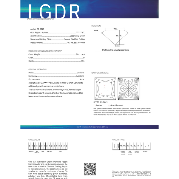 2.01ct Princess D VS1 (LD1000097-RD)